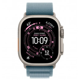Apple Watch Ultra 3, 49 мм, Natural Titanium Case/Light Blue Alpine Loop Small Band