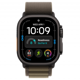 Apple Watch Ultra 4, 49 мм, Black Titanium Case with Dark Olive Alpine Loop (S)