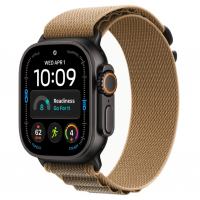 Apple Watch Ultra 4, 49 мм, Black Titanium Case with Desert Alpine Loop (L)