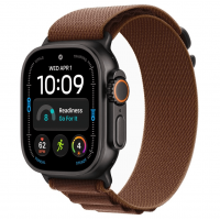 Apple Watch Ultra 4, 49 мм, Black Titanium Case with Burgundy Alpine Loop (L)