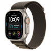 
Apple Watch Ultra 4, 49 мм, Natural Titanium Case with Dark Olive Alpine Loop (L)