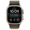 
Apple Watch Ultra 4, 49 мм, Natural Titanium Case with Dark Olive Alpine Loop (L)
