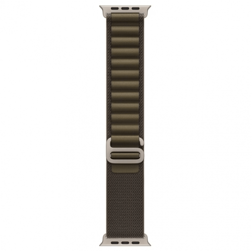 
Apple Watch Ultra 4, 49 мм, Natural Titanium Case with Dark Olive Alpine Loop (M)
