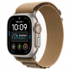 
Apple Watch Ultra 4, 49 мм, Natural Titanium Case with Desert Alpine Loop (M)
