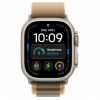 
Apple Watch Ultra 4, 49 мм, Natural Titanium Case with Desert Alpine Loop (L)