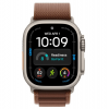 
Apple Watch Ultra 4, 49 мм, Natural Titanium Case with Burgundy Alpine Loop (S)