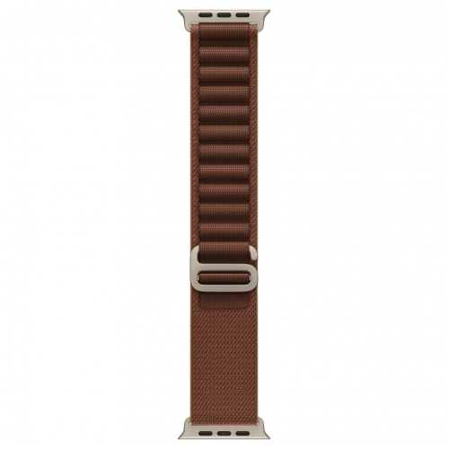 
Apple Watch Ultra 4, 49 мм, Natural Titanium Case with Burgundy Alpine Loop (M)
