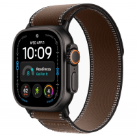 Apple Watch Ultra 4, 49 мм, Black Titanium Case with Dark Umber Trail Loop (S/M)
