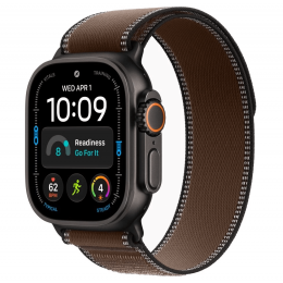 Apple Watch Ultra 4, 49 мм, Black Titanium Case with Dark Umber Trail Loop (S/M)