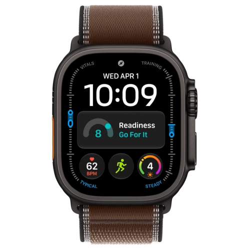 
Apple Watch Ultra 4, 49 мм, Black Titanium Case with Dark Umber Trail Loop (M/L)