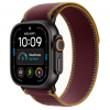 
Apple Watch Ultra 4, 49 мм, Black Titanium Case with Burgundy Trail Loop (M/L)