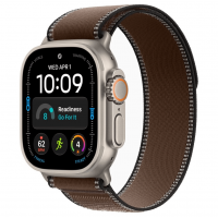 Apple Watch Ultra 4, 49 мм, Natural Titanium Case with Dark Umber Trail Loop (S/M)