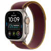 
Apple Watch Ultra 4, 49 мм, Natural Titanium Case with Burgundy Trail Loop (S/M)