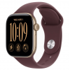 
Apple Watch Series 12, 42 мм, Light Gold Aluminum Case with Burgundy Sport Band (M/L)