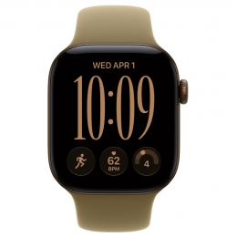 Apple Watch Series 12, 42 мм, Dark Bronze Aluminum Case with Olive Sport Band (S/M)
