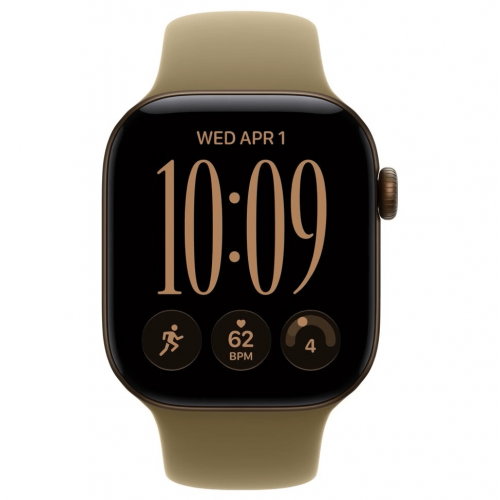 
Apple Watch Series 12, 46 мм, Dark Bronze Aluminum Case with Olive Sport Band (S/M)