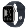 
Apple Watch Series 12, 46 мм, Space Gray Aluminum Case with Navy Blue Sport Band (M/L)