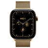 
Apple Watch Series 12, 42 мм, Radiant Gold Titanium Case with Radiant Gold Milanese Loop (M/L)