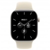 
Apple Watch Series 12, 42 мм, Pearl White Ceramic Case with Sand Sport Band (M/L)