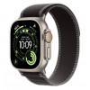 
Apple Watch Ultra 3, 49 мм, Natural Titanium Case/Black Charcoal Trail Loop M/L Band