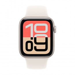 Apple Watch SE 3, 44 мм, Starlight Aluminum Starlight Sport Band S/M