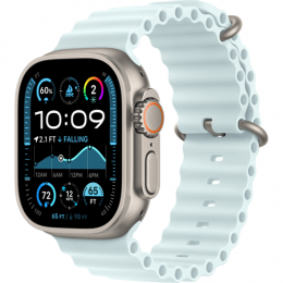 Apple Watch Ultra 2 (2024) GPS + Cellular, 49 мм, корпус из титана, ремешок Ocean цвета «Ice Blue»