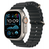 
Apple Watch Ultra 2 (2024) GPS + Cellular, 49 мм, корпус из титана, ремешок Ocean цвета «Black»