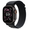 
Apple Watch Ultra 3, 49 мм, Black Titanium Case/Black Alpine Loop Large Band