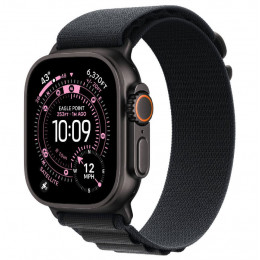 Apple Watch Ultra 3, 49 мм, Black Titanium Case/Black Alpine Loop Large Band
