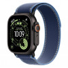 
Apple Watch Ultra 3, 49 мм, Black Titanium Case/Blue/Bright Bluel Trail Loop S/M Band