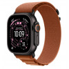 
Apple Watch Ultra 3, 49 мм, Black Titanium Case/Terra Cotta Alpine Loop Small Band