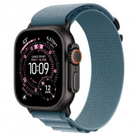 Apple Watch Ultra 3, 49 мм, Black Titanium Case/Light Blue Alpine Loop Small Band