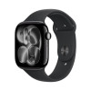 
Apple Watch Series 11, 46 мм, Jet Black Aluminum Black Sport Band S/M
