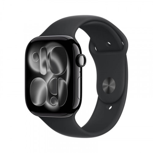 
Apple Watch Series 11, 46 мм, Jet Black Aluminum Black Sport Band S/M