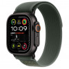 
Apple Watch Ultra 2 GPS + Cellular, 49 мм, черный корпус из титана, ремешок Trail цвета «Green», размер S/M