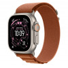 
Apple Watch Ultra 3, 49 мм, Natural Titanium Case/Terra Cotta Alpine Loop Large Band