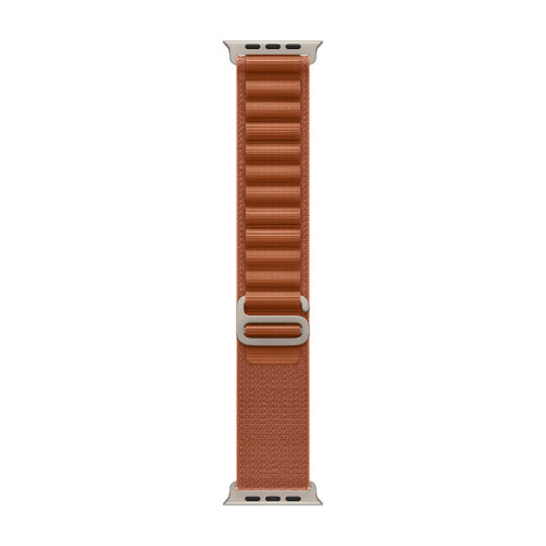 
Apple Watch Ultra 3, 49 мм, Natural Titanium Case/Terra Cotta Alpine Loop Large Band