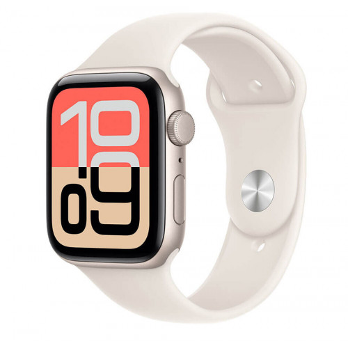 
Apple Watch SE 3, 40 мм, Starlight Aluminum Starlight Sport Band S/M