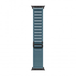 Apple Watch Ultra 3, 49 мм, Black Titanium Case/Light Blue Alpine Loop Medium Band