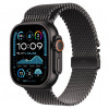 
Apple Watch Ultra 2 GPS + Cellular, 49 мм, корпус из титана, ремешок Titanium Milanese Loop черного цвета, размер M