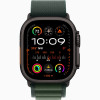 
Apple Watch Ultra 2 GPS + Cellular, 49 мм, черный корпус из титана, ремешок Alpine цвета «Dark Green», размер S