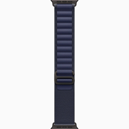 
Apple Watch Ultra 2 GPS + Cellular, 49 мм, черный корпус из титана, ремешок Alpine цвета «Navy», размер M