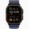 
Apple Watch Ultra 2 GPS + Cellular, 49 мм, черный корпус из титана, ремешок Alpine цвета «Navy», размер M