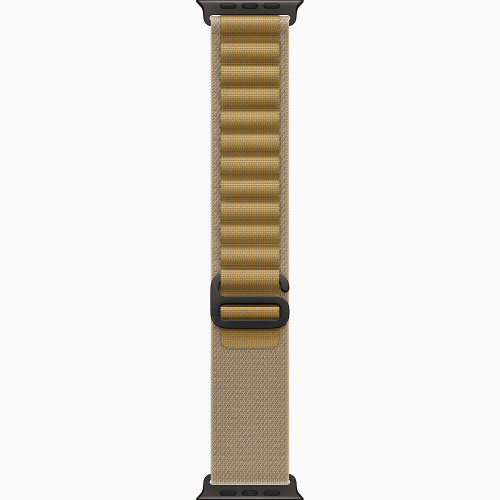
Apple Watch Ultra 2 GPS + Cellular, 49 мм, черный корпус из титана, ремешок Alpine цвета «Tan», размер L