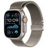 
Apple Watch Ultra 2 GPS + Cellular, 49 мм, корпус из титана, ремешок Titanium Milanese Loop бежевого цвета, размер M
