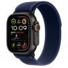 
Apple Watch Ultra 2 GPS + Cellular, 49 мм, черный корпус из титана, ремешок Trail цвета «Blue», размер S/M