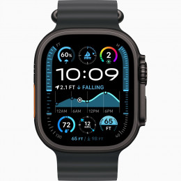 Apple Watch Ultra 2 GPS + Cellular, 49 мм, черный корпус из титана, ремешок Ocean цвета «Black»
