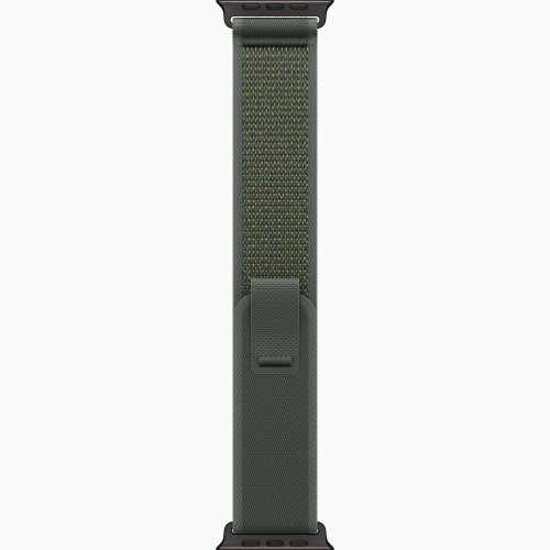 
Apple Watch Ultra 2 GPS + Cellular, 49 мм, черный корпус из титана, ремешок Trail цвета «Green», размер S/M