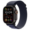 
Apple Watch Ultra 2 GPS + Cellular, 49 мм, черный корпус из титана, ремешок Alpine цвета «Navy», размер L