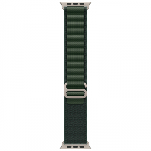 
Apple Watch Ultra 2 GPS + Cellular, 49 мм, корпус из титана, ремешок Alpine цвета «Dark green», размер S